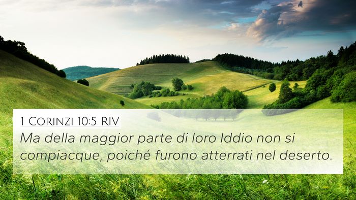 1 Corinzi 10:5 RIV Bible Verse Image