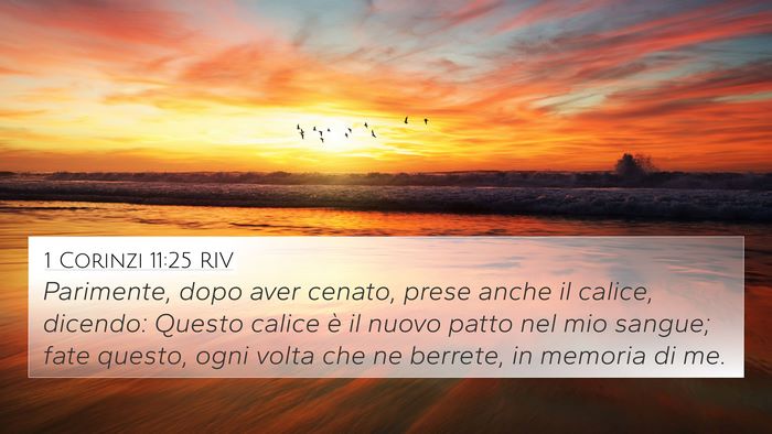 1 Corinzi 11:25 RIV Bible Verse Image