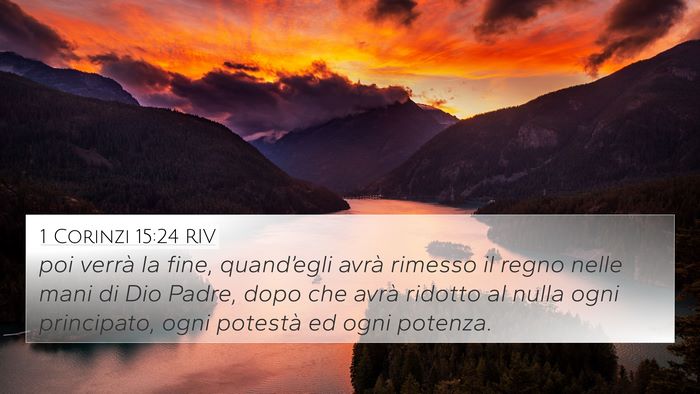 1 Corinzi 15:24 RIV Bible Verse Image
