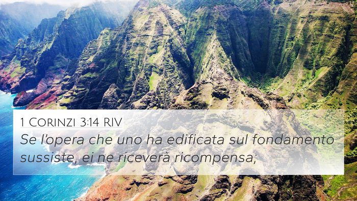 1 Corinzi 3:14 RIV Bible Verse Image