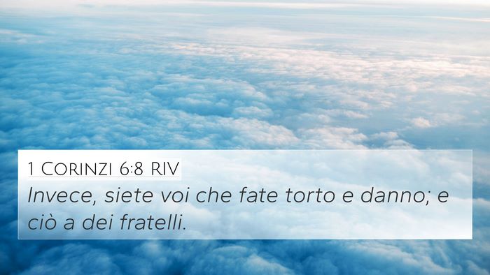 1 Corinzi 6:8 RIV Bible Verse Image