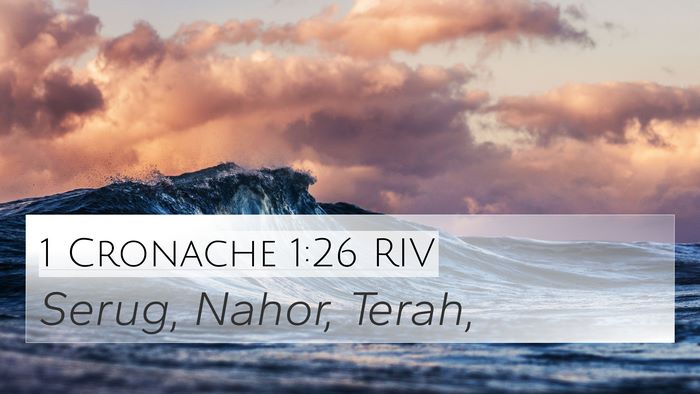 1 Cronache 1:26 RIV Bible Verse Image