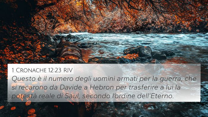 1 Cronache 12:23 RIV Bible Verse Image