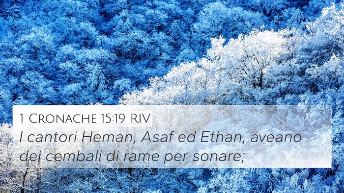 1 Cronache 15:19 RIV Bible Verse Image