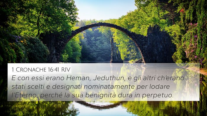 1 Cronache 16:41 RIV Bible Verse Image