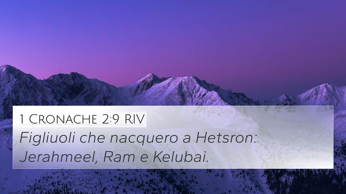 1 Cronache 2:9 RIV Bible Verse Image