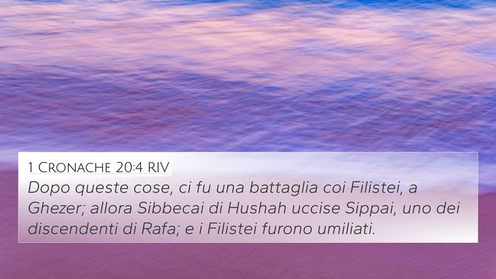1 Cronache 20:4 RIV Bible Verse Image