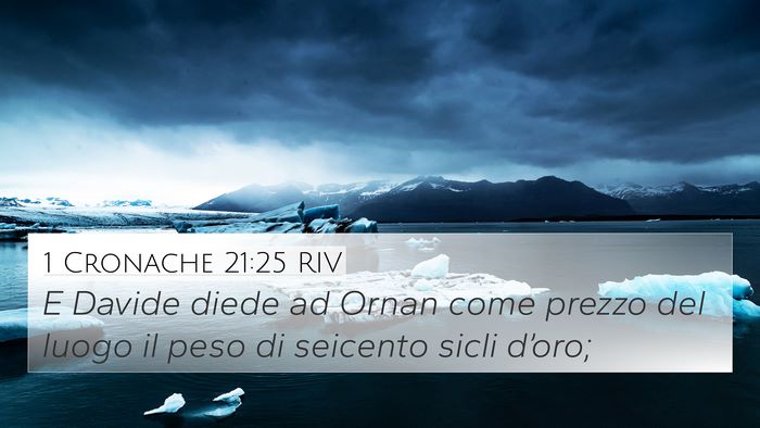 1 Cronache 21:25 RIV 4K Wallpaper - E Davide diede ad Ornan come prezzo del luogo il - 4K Wallpaper Bible Verse