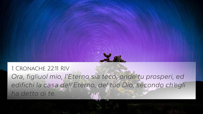 1 Cronache 22:11 RIV Bible Verse Image