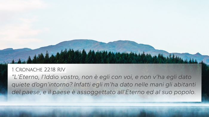 1 Cronache 22:18 RIV Bible Verse Image