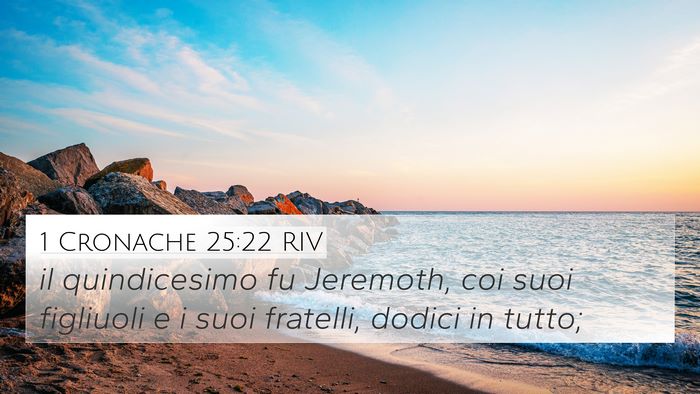 1 Cronache 25:22 RIV Bible Verse Image