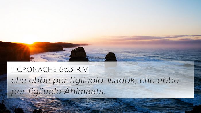 1 Cronache 6:53 RIV Bible Verse Image