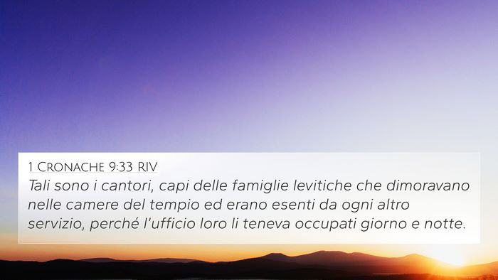 1 Cronache 9:33 RIV Bible Verse Image