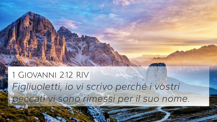 1 Giovanni 2:12 RIV Bible Verse Image
