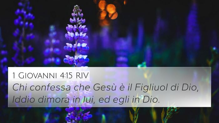 1 Giovanni 4:15 RIV Bible Verse Image