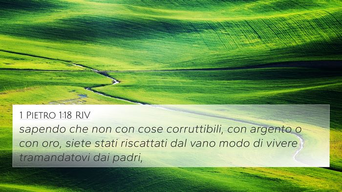 1 Pietro 1:18 RIV Bible Verse Image