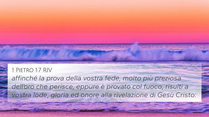 1 Pietro 1:7 RIV Bible Verse Image