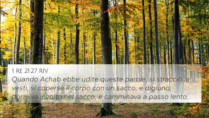 1 Re 21:27 RIV Bible Verse Image