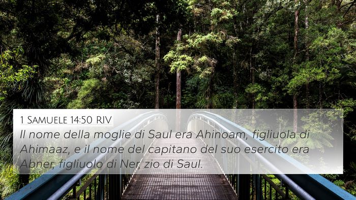 1 Samuele 14:50 RIV Bible Verse Image