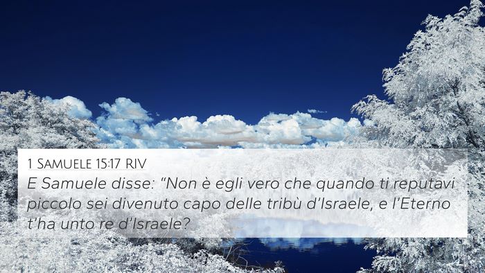 1 Samuele 15:17 RIV Bible Verse Image
