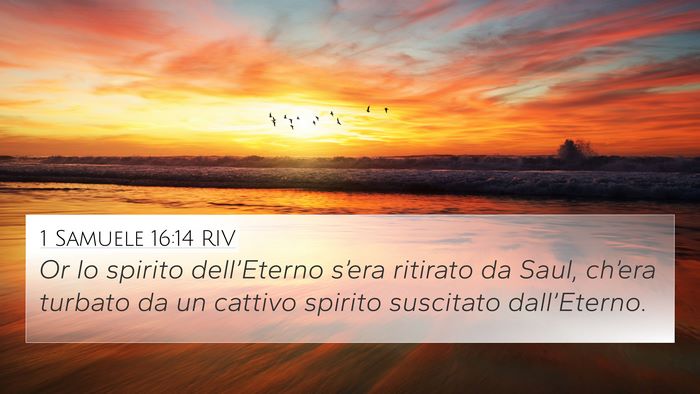 1 Samuele 16:14 RIV Bible Verse Image