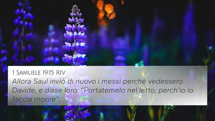 1 Samuele 19:15 RIV Bible Verse Image