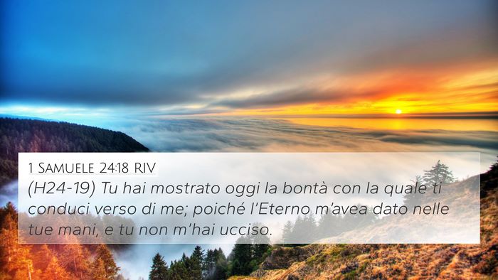 1 Samuele 24:18 RIV Bible Verse Image