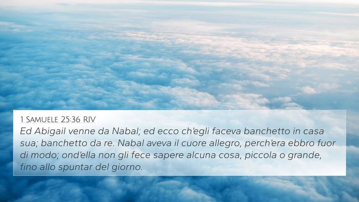 1 Samuele 25:36 RIV Bible Verse Image