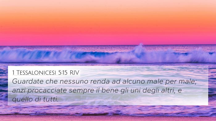 1 Tessalonicesi 5:15 RIV Bible Verse Image