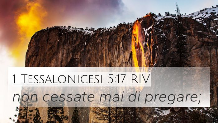 1 Tessalonicesi 5:17 RIV Bible Verse Image