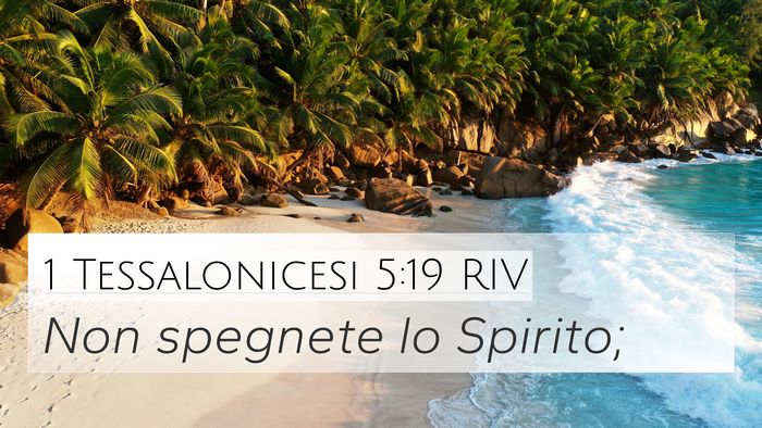 1 Tessalonicesi 5:19 RIV Bible Verse Image