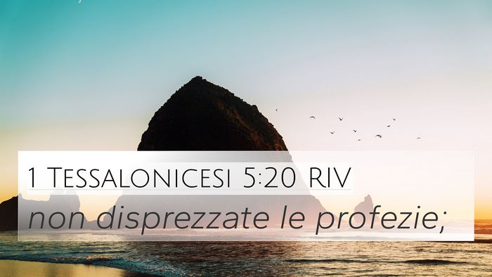 1 Tessalonicesi 5:20 RIV Bible Verse Image