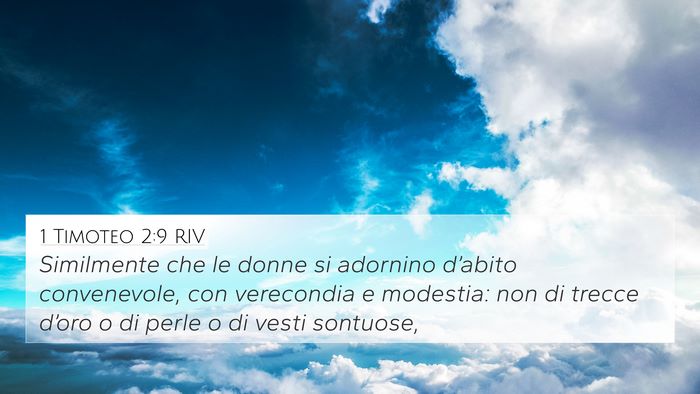 1 Timoteo 2:9 RIV Bible Verse Image