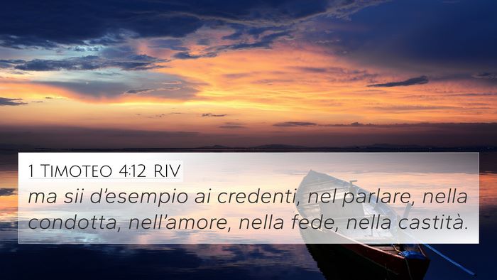 1 Timoteo 4:12 RIV Bible Verse Image