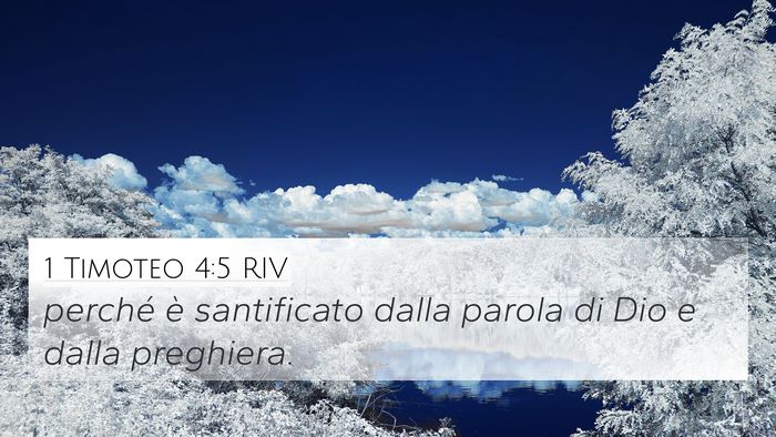 1 Timoteo 4:5 RIV Bible Verse Image