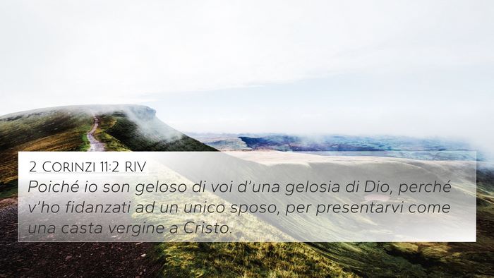 2 Corinzi 11:2 RIV Bible Verse Image