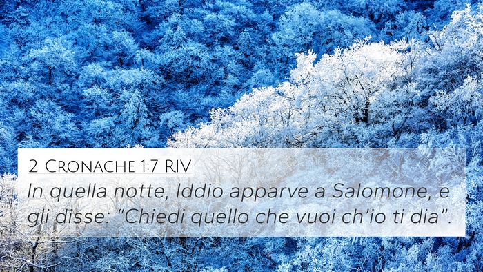 2 Cronache 1:7 RIV Bible Verse Image