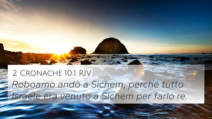 2 Cronache 10:1 RIV Bible Verse Image