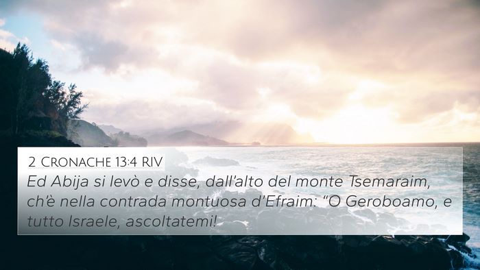 2 Cronache 13:4 RIV Bible Verse Image