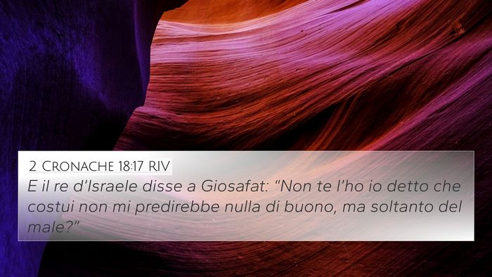 2 Cronache 18:17 RIV Bible Verse Image