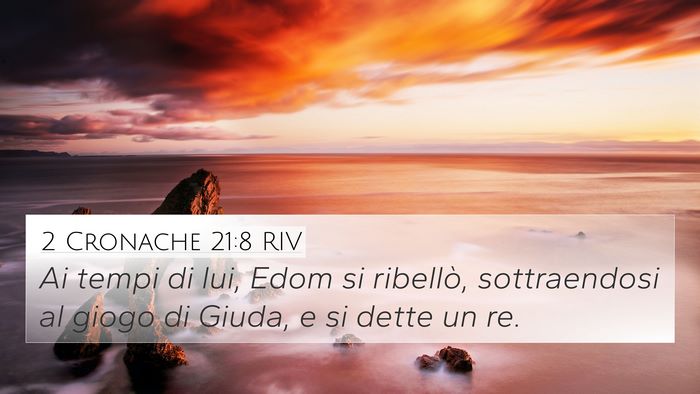 2 Cronache 21:8 RIV Bible Verse Image