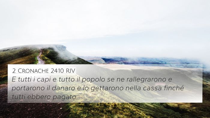2 Cronache 24:10 RIV Bible Verse Image