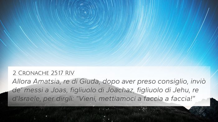 2 Cronache 25:17 RIV Bible Verse Image