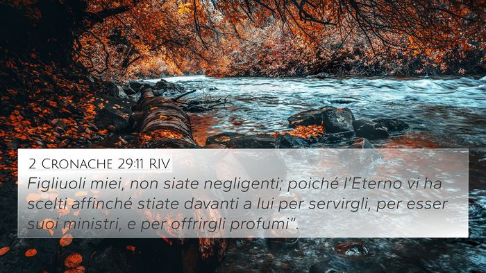 2 Cronache 29:11 RIV Bible Verse Image