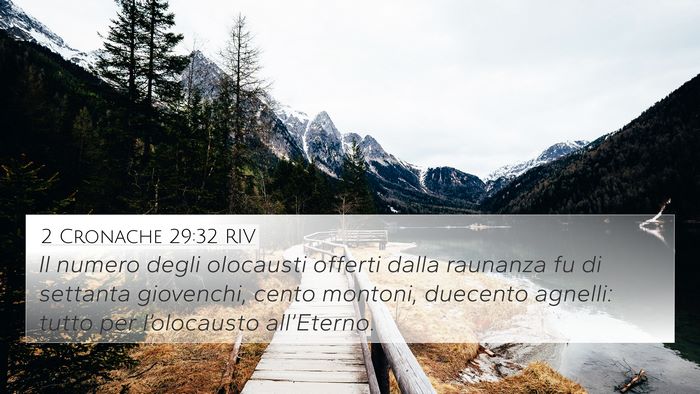 2 Cronache 29:32 RIV Bible Verse Image