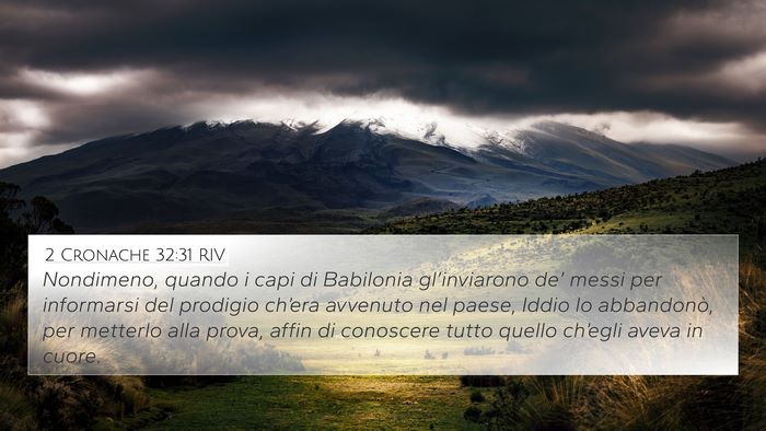 2 Cronache 32:31 RIV Bible Verse Image