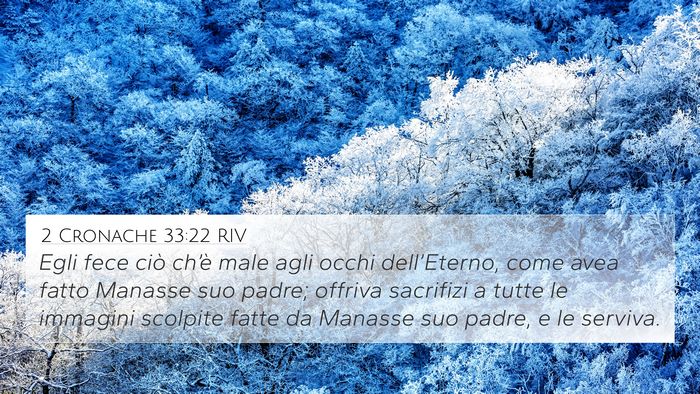 2 Cronache 33:22 RIV Bible Verse Image