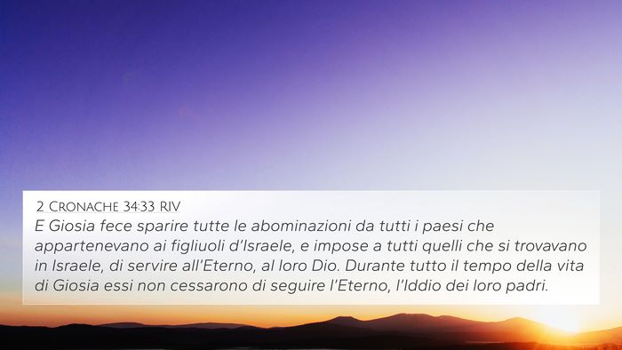 2 Cronache 34:33 RIV Bible Verse Image