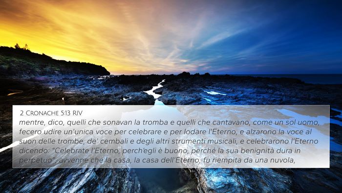 2 Cronache 5:13 RIV Bible Verse Image