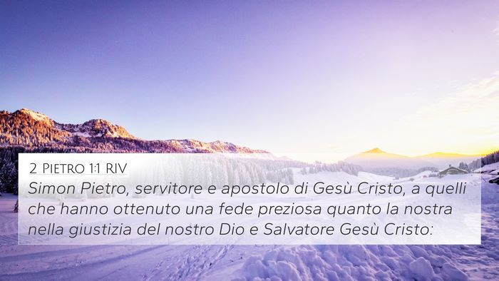 2 Pietro 1:1 RIV 4K Wallpaper - Simon Pietro, servitore e apostolo di Gesù - 4K Wallpaper Bible Verse